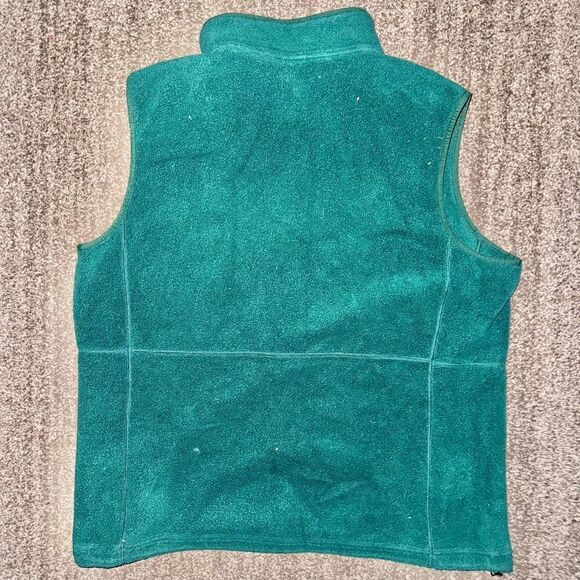 L.L. Bean Men's Polyester Vintage Fleece Mountain Green Outerwear Vest XXL - Picture 9 of 9